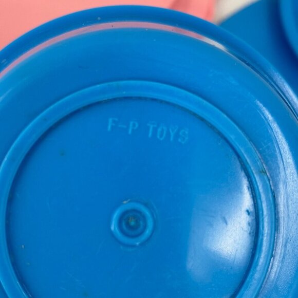 Fisher Price Baking Duncan Hines Cake Plate Bowl Spoon Spatula Vintage 1987-1988 - Picture 7 of 12